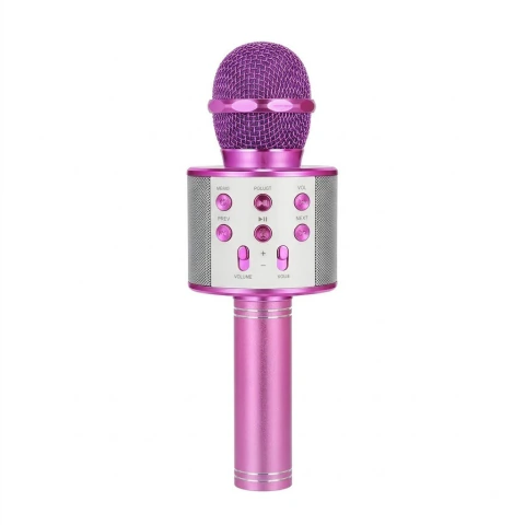 MICROFONO KARAOKE CON LUZ LED