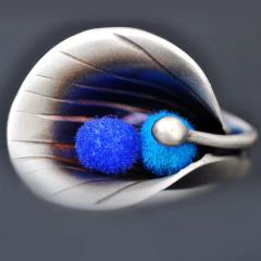 Anillo de Plata Flor de Cala - comprar en línea