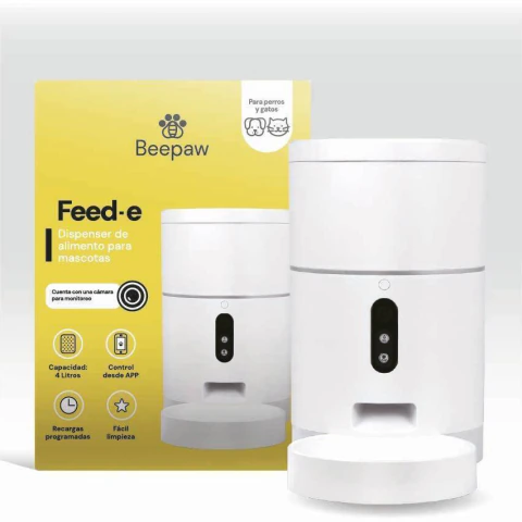 COMEDERO INTERACTIVO FEED-E CON CAMARA