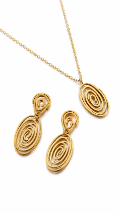 Conjunto Feminino Espiral Redondo Zhen Li Premium