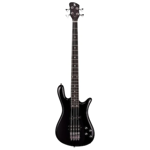 SX SWB1 Bajo Electrico Activo Tipo Warwick Color Negro Brillante.