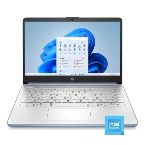 Notebook Hp Intel N150 4gb Ram 128gb Ssd 14 Hd Skyblue