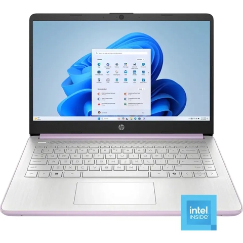 Notebook Hp 14-dq6014dx Intel N150 4gb Ram 128gb Ssd Honey Lavender
