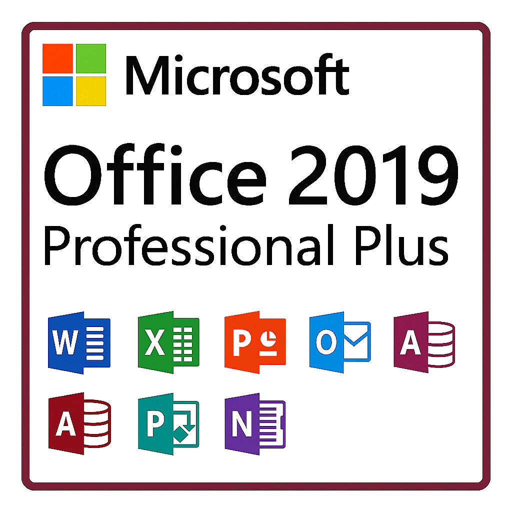 Microsoft Office 2019 Professional Plus: código de licencia de 25 dígitos.