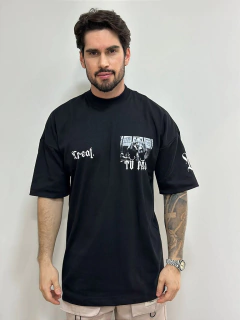 Camiseta Oversized Creat 2PAC Black
