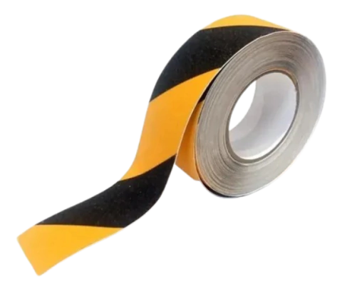 CINTA ANTI-DESLIZANTE AMARILLA 25MM X 5MTS BISON (1253)