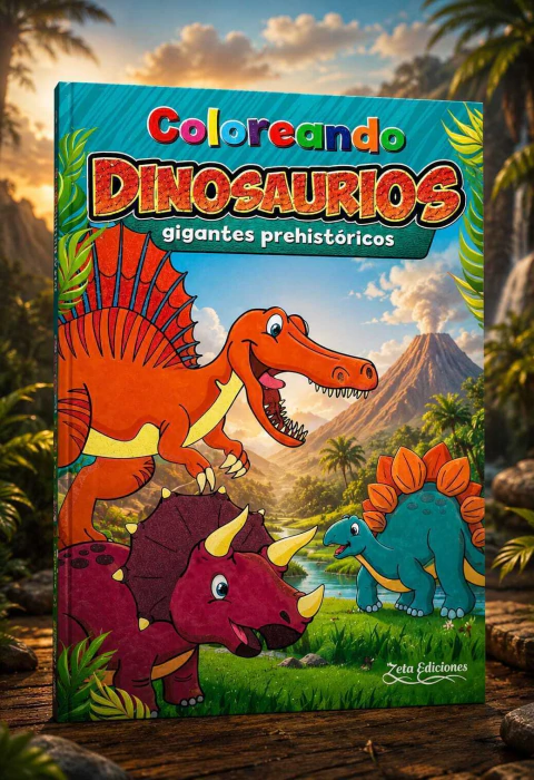 COLOREANDO DINOSAURIOS - GIGANTES PREHISTORICOS