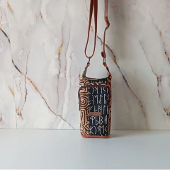Porta Garrafa Térmica África - Ateliê Mimos Brum