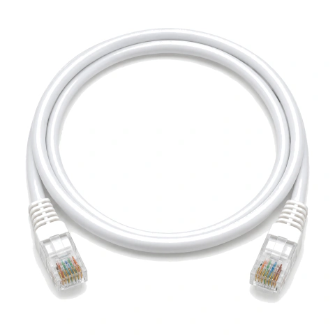 Cable de Red Nisuta NS-CUTP1C Cat5e RJ45 1 m Blanco