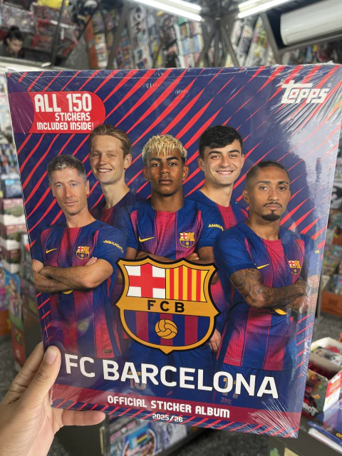 Álbum oficial de figurinhas FC Barcelona