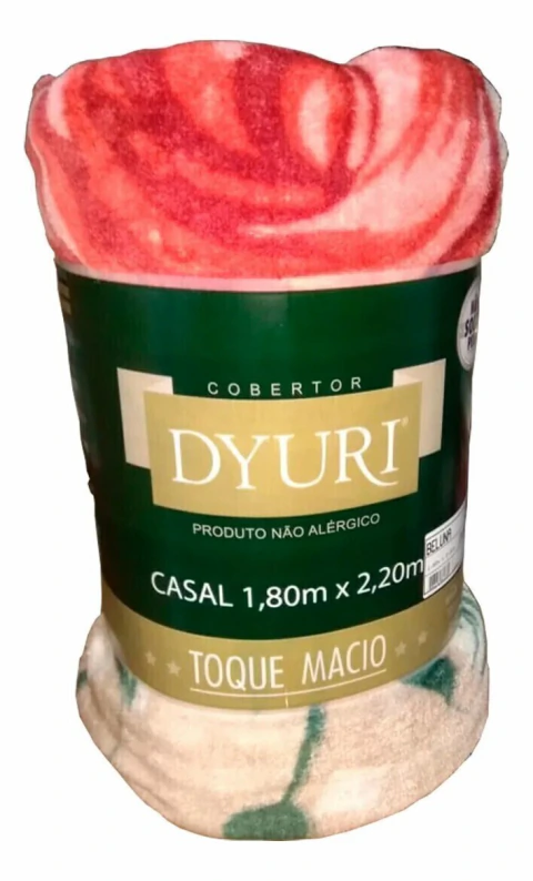 Cobertor Casal Estampado Microfibra Dyuri Antialérgico Jolitex (1,80m X 2,20m)