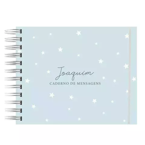 Caderno de Mensagens - Star azul - comprar online