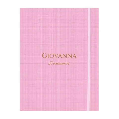 Porta documentos - Minimalista rosa - comprar online