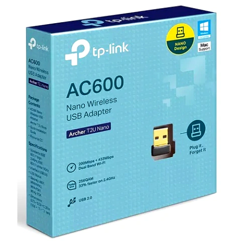 Adaptador Usb Wifi Tp Link Archer Ac600 Dual Band