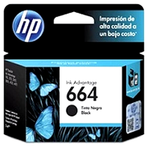 Cartucho Tinta Hp 664 Negro Original