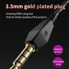 Imagen de Auriculares In-ear QKZ AK6 Morado