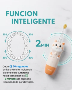 Imagen de Cepillo de dientes Sonico Little Cat Beibro