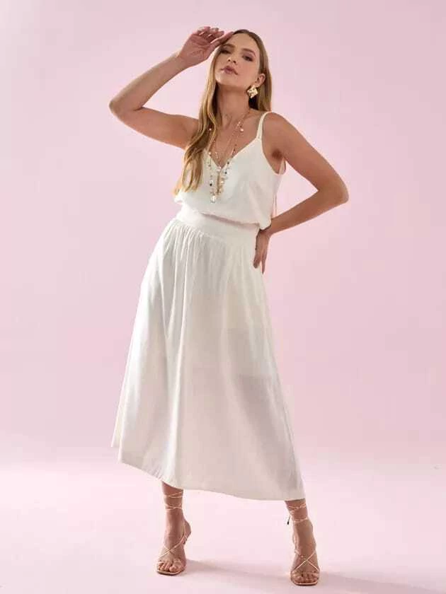 Saia Midi Nassau - Flor Linda