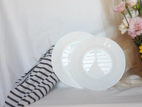 Plato Playo Opal Blanco - comprar online