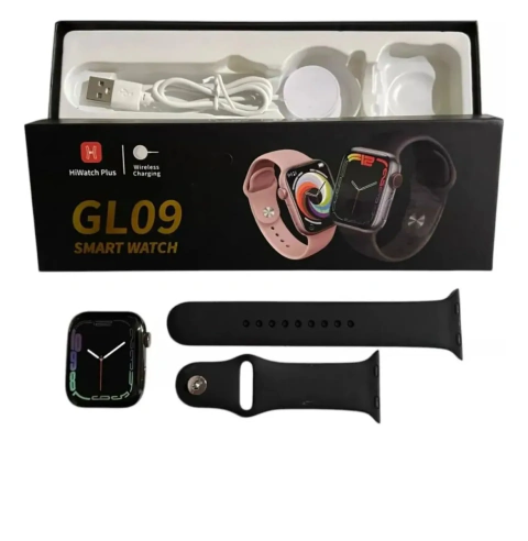 Smartwatch Kapbom HiWatch Plus GL09 Série 9 Tela HD 1,95" Bluetooth com Chamadas