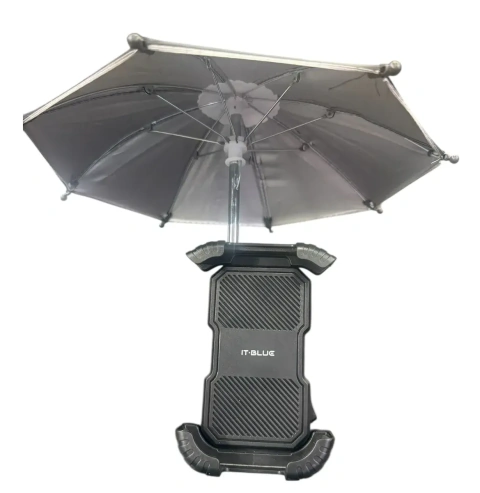 Suporte de Celular para Moto e Bicicleta IT-Blue LE-137 com Mini Guarda-Chuva