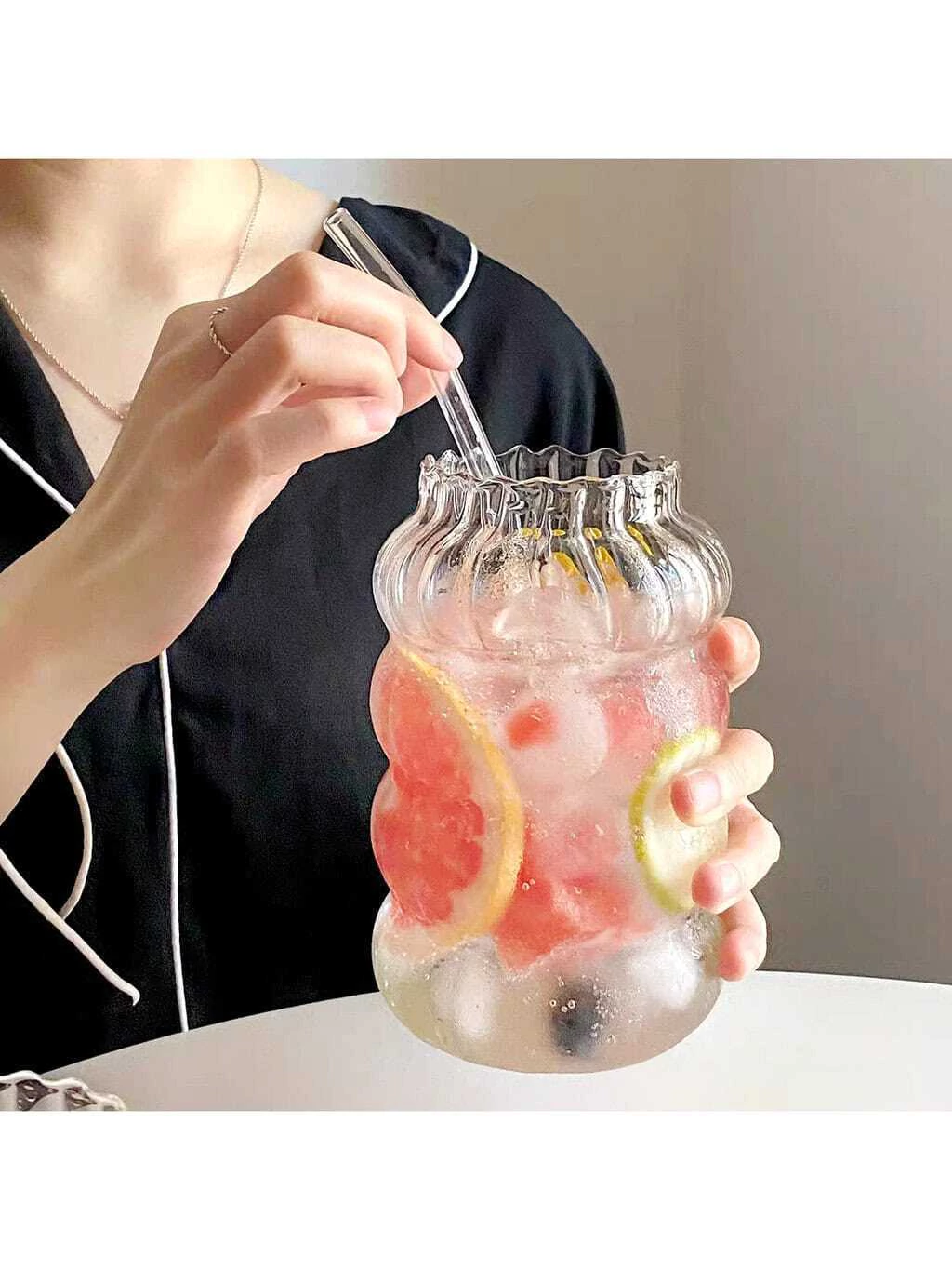 Taza mug transparente retro - entrega inmediata