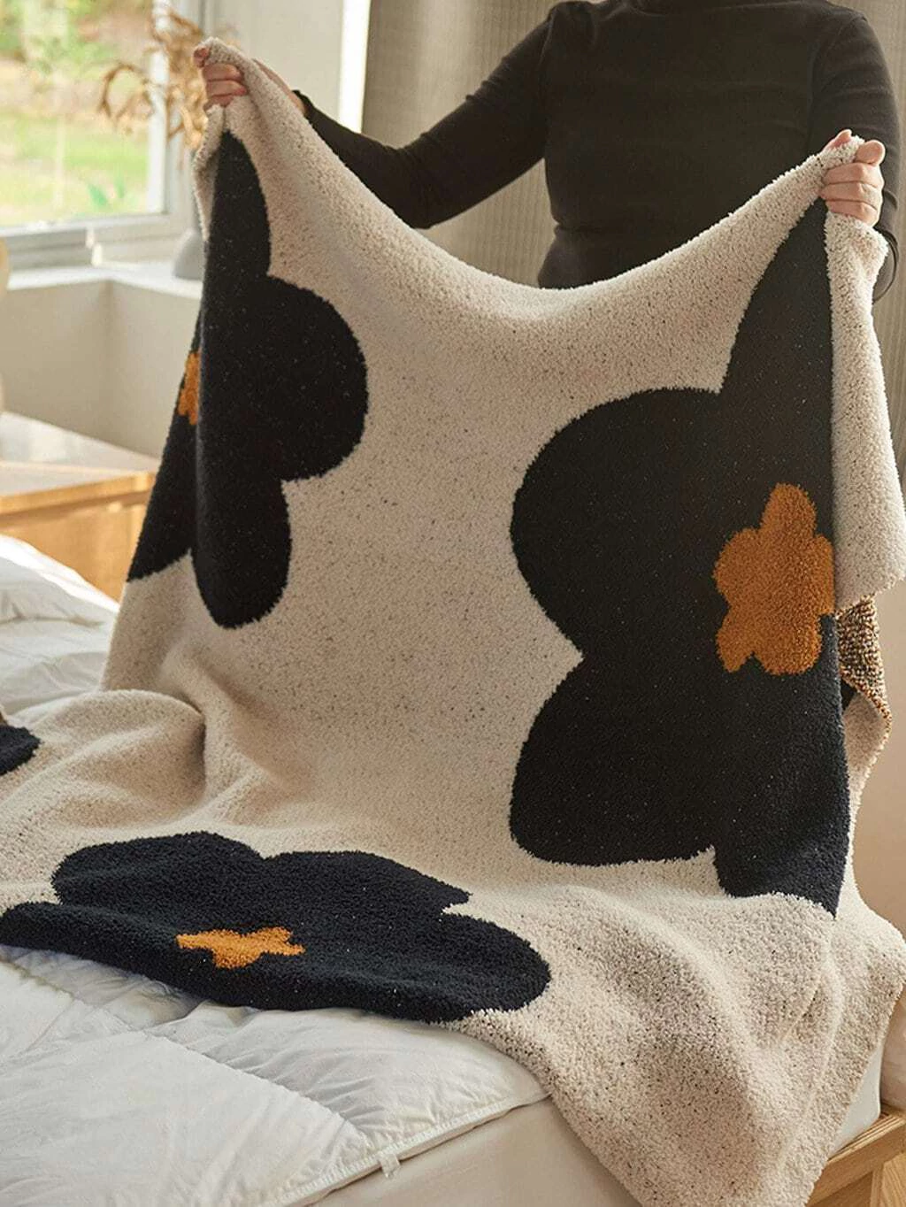 Manta flores - entrega inmediata