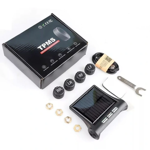 Monitor Plano Presion Aire Y Temperatura Llantas Solar Tpms