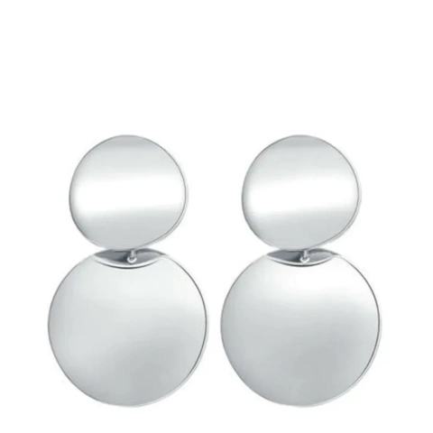 Aros Geometricos Enchapados en Aleacion