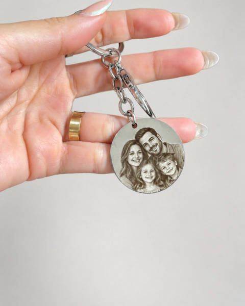 CHAVEIRO AÇO INOXIDÁVEL PERSONALIZADO - (cópia)