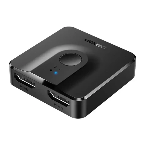 Switch/Divisor HDMI 4K 60Hz (Splitter) | Bidireccional (2 Entradas 1 Salida/1 Entrada 2 Salidas | Switch Conmutable | Led Indicador | 3D | HDR | Dolby Atmos | Potente Chip IC | Diseño Compacto | No Requiere Energía