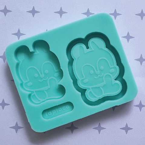 Molde Shaker y Solido Mascota Ardilla Kpop