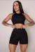 Conjunto Fitness Cropped e Short - comprar online