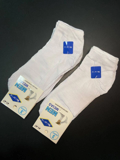 KIT COM 3 PARES BRANCA
