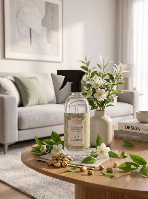 Aromatizante de ambientes e tecidos Chá Branco