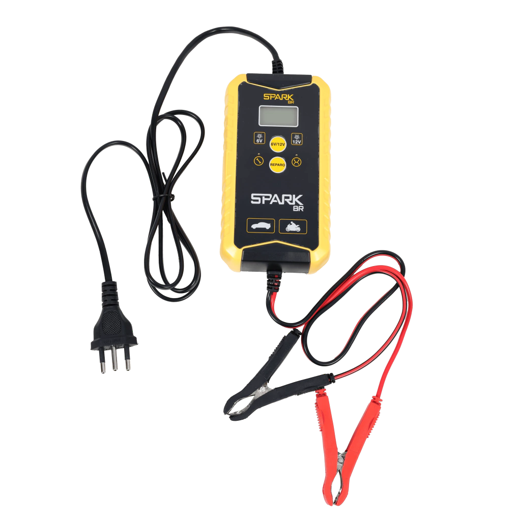 Caregador Bateria Automotivo Portátil Inteligente 6V/12V 150AH Reparo Automátic