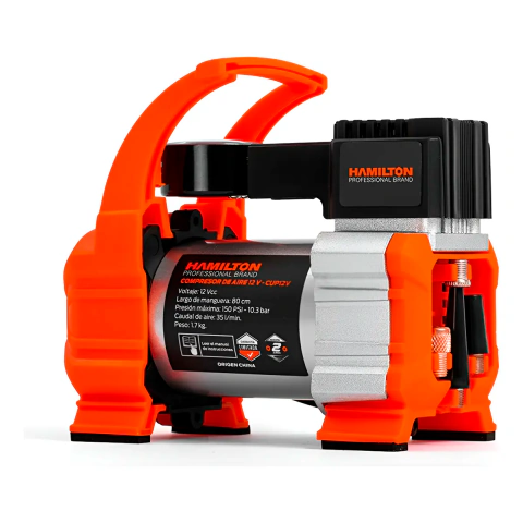 Compresor Inflador Portátil Hamilton CUP12V 150 PSI 12V