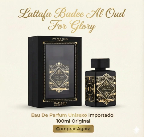 Perfume Árabe Lattafa Bade'e Al Oud For Glory 100ml Edp Original