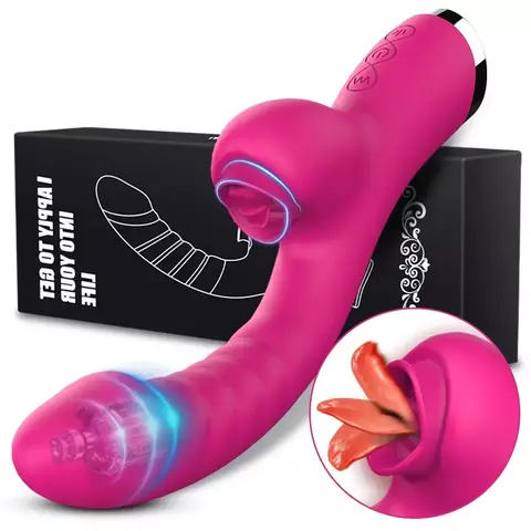Língua lambendo clitóris vibrador para mulher vibrador feminino g ponto clitoral
