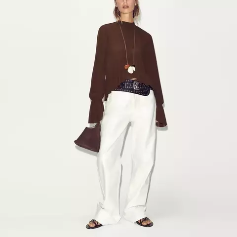 Blusa Feminina Preta com Babados