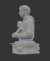 Busto Carlo Acutis com Sagrado Coração de Jesus na internet