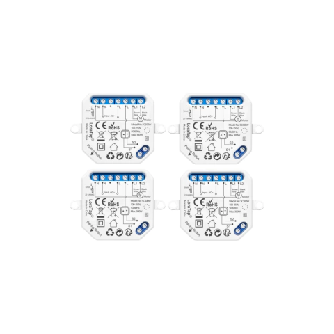 Kit 4 Interruptores Cortina Inteligente Alexa E Google Home