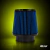 Filtro de Ar Esportivo Universal ZW Performance Azul - comprar online