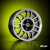 Jogo de Rodas KRmai R83 Snowflake Aro 17 Preto Diamantado