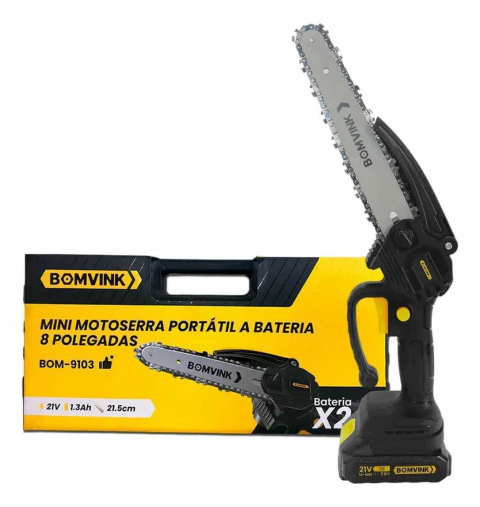 MINI MOTO SERRA BATERIA 8° POLEGADAS BOM-9103