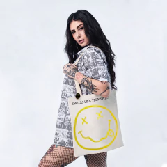 Ecobag Nirvana Smiley Face - comprar online