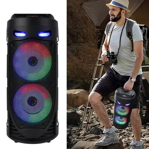 Caixa de Som Bluetooth Com Led na internet