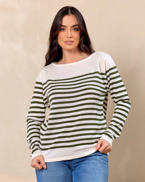 Blusa Listrada Marilia