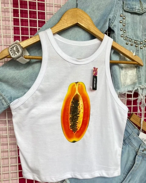 Musculosa Papaya Pop