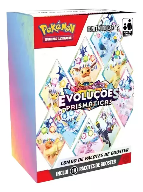 Combo De Booster Ev8.5 - Evoluções Prismáticas - Copag - comprar online